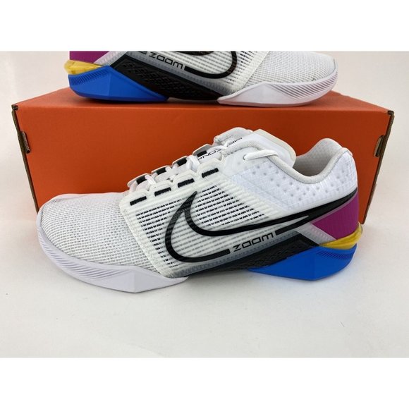 Nike Zoom Metcon Turbo 2 White Blue Pink Women's Training Shoes DH3392-109 - Picture 4 of 12